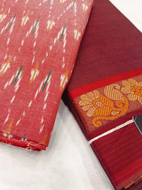 Chettinadu Cotton A02110 (Maroon)